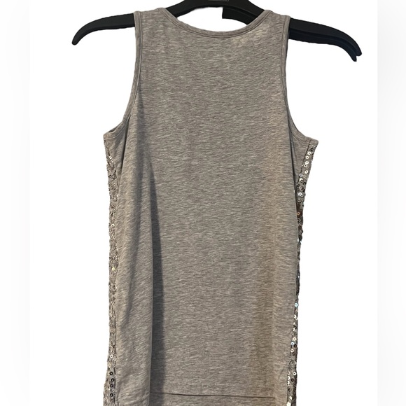 Girl’s Sparkly Gray Tank Top (L) - Picture 2 of 4